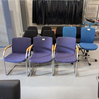 11x Diverse kantoorstoel
