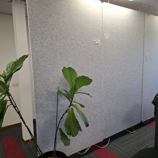 2x Akoestisch paneel met 2x kantoorscherm