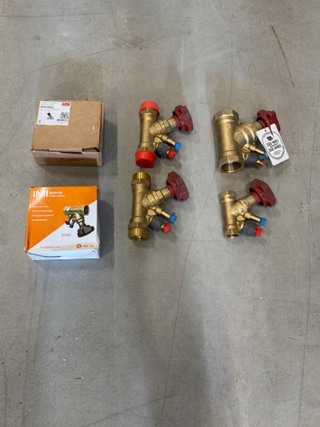 6x Inregelafsluiter Imi en Danfoss