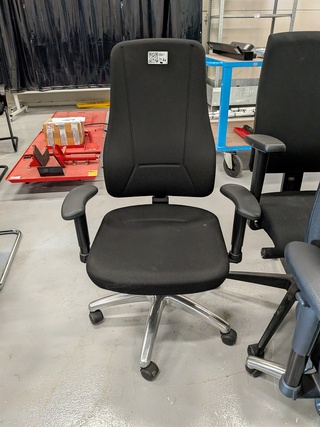 6x Diverse bureaustoel