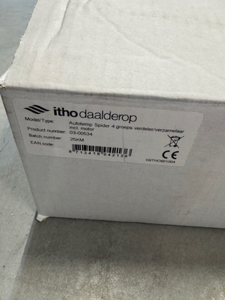 Verdeler, zoneregeling en thermostaat, Itho Daalderop