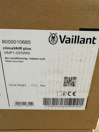 4x Binnenunit Airco Vaillant, climaVAIR plus