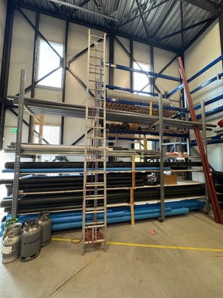 Palletstelling met zelfbouwstelling