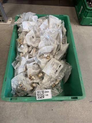 Ca. 96x zak Eurokonus schroefkoppelingen Henco, EK20-2