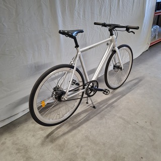 Elektrische herenfiets, Watt Brooklyn, Zilver / Zwart