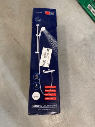 Douchemengkraan met douche garnituur Grohe, Grohtherm 1000