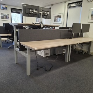 Elektrisch duoblok sta-zit bureau