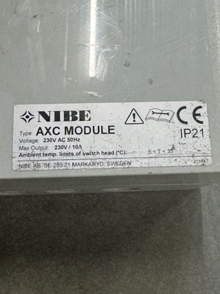 AXC module Nibe