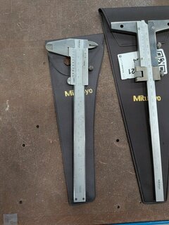 5x Meetinstrument o.a. Mitutoyo