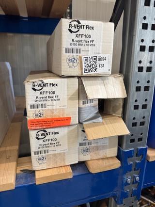 5x Doos Ventilatieslang R-vent, XFF100