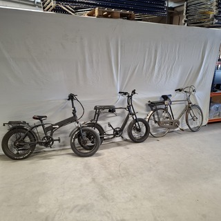 3x Elektrische fiets ( t.b.v. onderdelen of reparatie )