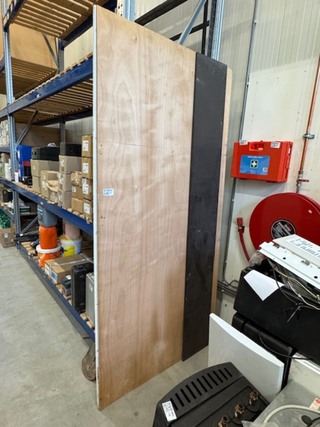 Plaat multiplex en plaat triplex