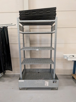 Vloeistoflekbak met stelling Bauer, 3021, bouwjaar 2007