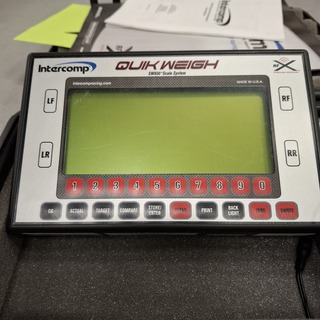 Autoweeg systeem, Intercomp, 170126-W, SW650