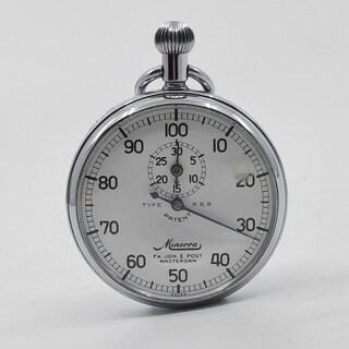 Stopwatch, Minerva, Patent R.B.B.