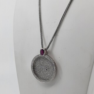 Collier met hanger, 18 karaats