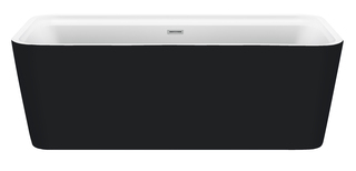 Bad Monoblock / Vrijstaand, Allibert, Kalora, Zwart mat