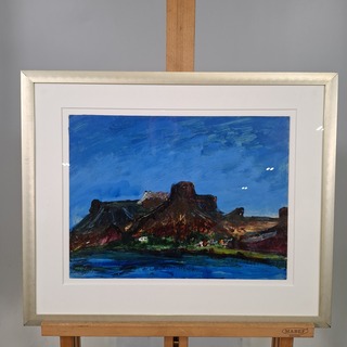 Kunstwerk, Maya Wildevuur, Oranjerivier, Zuid-Afrika, 2000