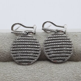 Paar oorhangers, 14 karaats