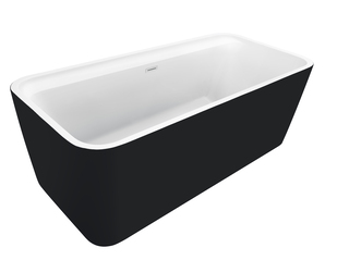 Bad Monoblock / Vrijstaand, Allibert, Kalora, Zwart mat