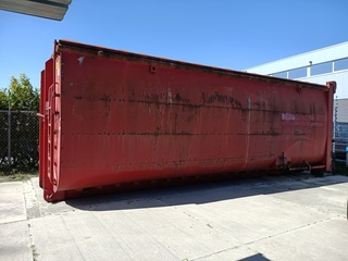 38 m³ Haakarm afzetcontainer met deksel, KTK, 2016