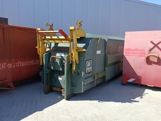 Haakarm afzet perscontainer, Kiggen, PD731, groen, 2001