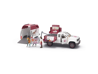 Schleich Horse Club Mobiele dierenarts met aanhanger
