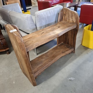 Rustieke wandtafel van massief hout