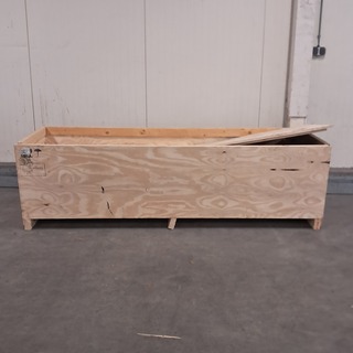 Ca. 15x Boothaak in houten transportkist