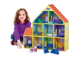Peppa Pig  Groot houten Speelhuis