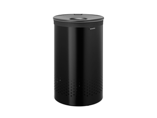 Brabantia Wasmand  met Deksel  60 l  Matt Black / Dark Grey
