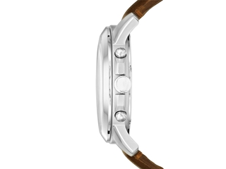 Fossil Grant FS4735 Herenhorloge 44 mm Zilverkleurig