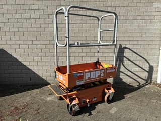 Schaarhoogwerker, NSG UK LTD, Pop-up, oranje/grijs, 2007