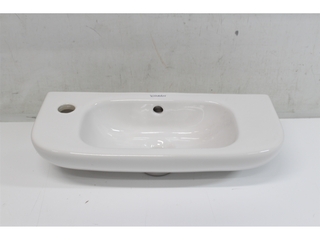 Duravit DCode  Fontein met 1 kraangat links Wit