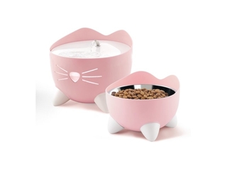 Catit Pixi Fountain Combo Kit Pink Wit