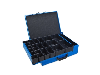 Sortimo KM342 metalen Koffer (incl. 46 inzetbakjes)