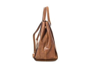 Burkely Vintage Wieske 2Zipper Schoudertas  Cognac