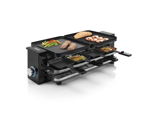 Princess 162925 Raclette Piano Black 8 8 personen