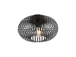 Trio Leuchten Johann Plafondlamp 30cm 60W Zwart