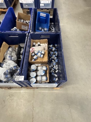 Ca. 250x Perskoppeling, Geberit, Flowfit