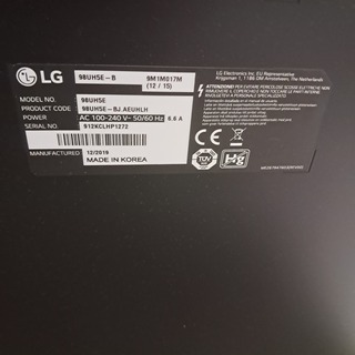 Monitor, LG,  98UH5E, 2019
