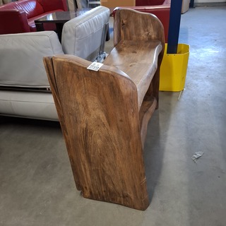 Rustieke wandtafel van massief hout