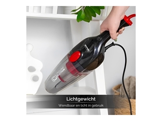MPM 2-in-1 Stofzuiger zonder Zak 600W Rood/Zwart
