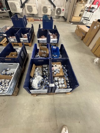 Ca. 250x Perskoppeling, Geberit, Flowfit