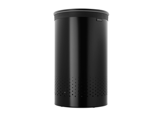 Brabantia Wasmand  met Deksel  60 l  Matt Black / Dark Grey