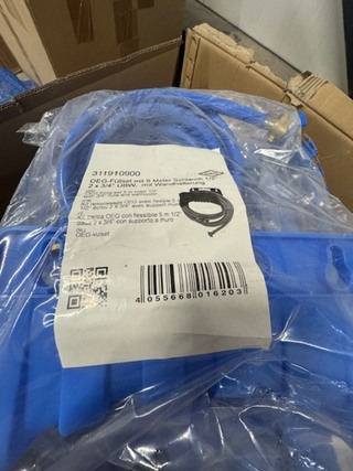 Ca. 36x set vulslang met wandhouder, OEG, 311910900, blauw