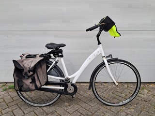 8x Damesfiets, Wit