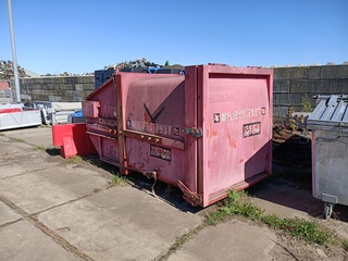 6 m³ Portaal perscontainer, Husmann, SPB, 2003