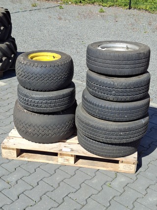 8x Diverse velgen met band