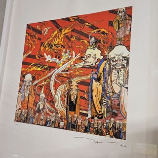Takashi Murakami lithograaf ”The 500 Arhats” – Limited Edition 91/30